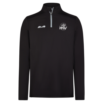 LONGSLEEVE ZIPPER MORGAN UNISEX SCHWARZ