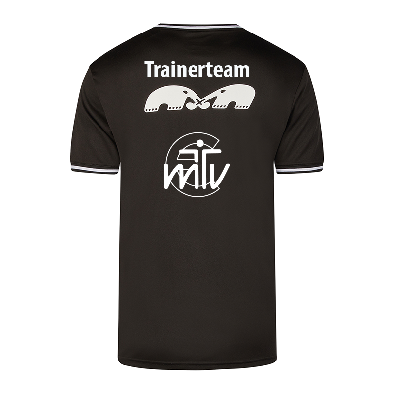 TRAININGSSHIRT TRAINERTEAM MÄNNLICH SCHWARZ – Bild 2